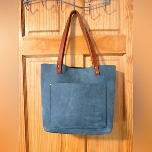 Portland Leather Goods Storm Tote with Tan Handles